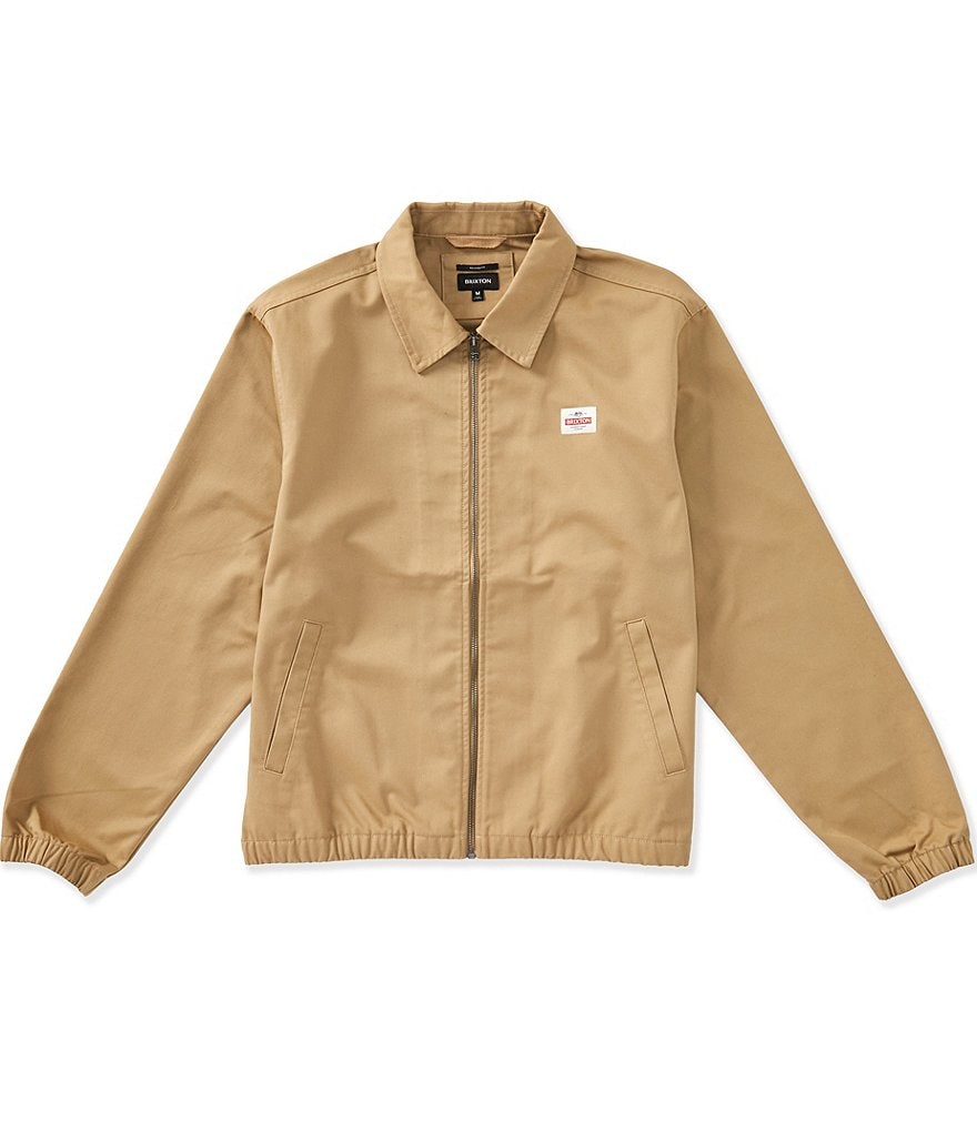 Brixton Long Sleeve Trademark Zip Jacket | Dillard's