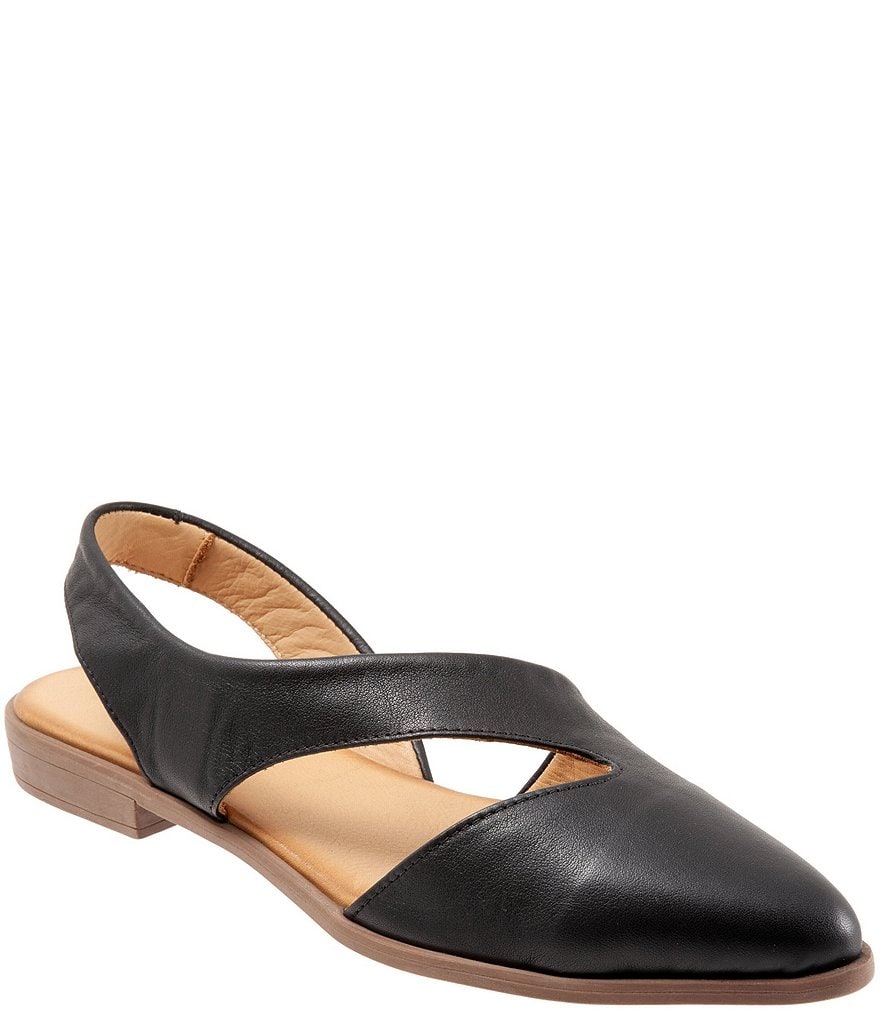 Bueno Bianca Leather Slip-On Flats | Dillard's