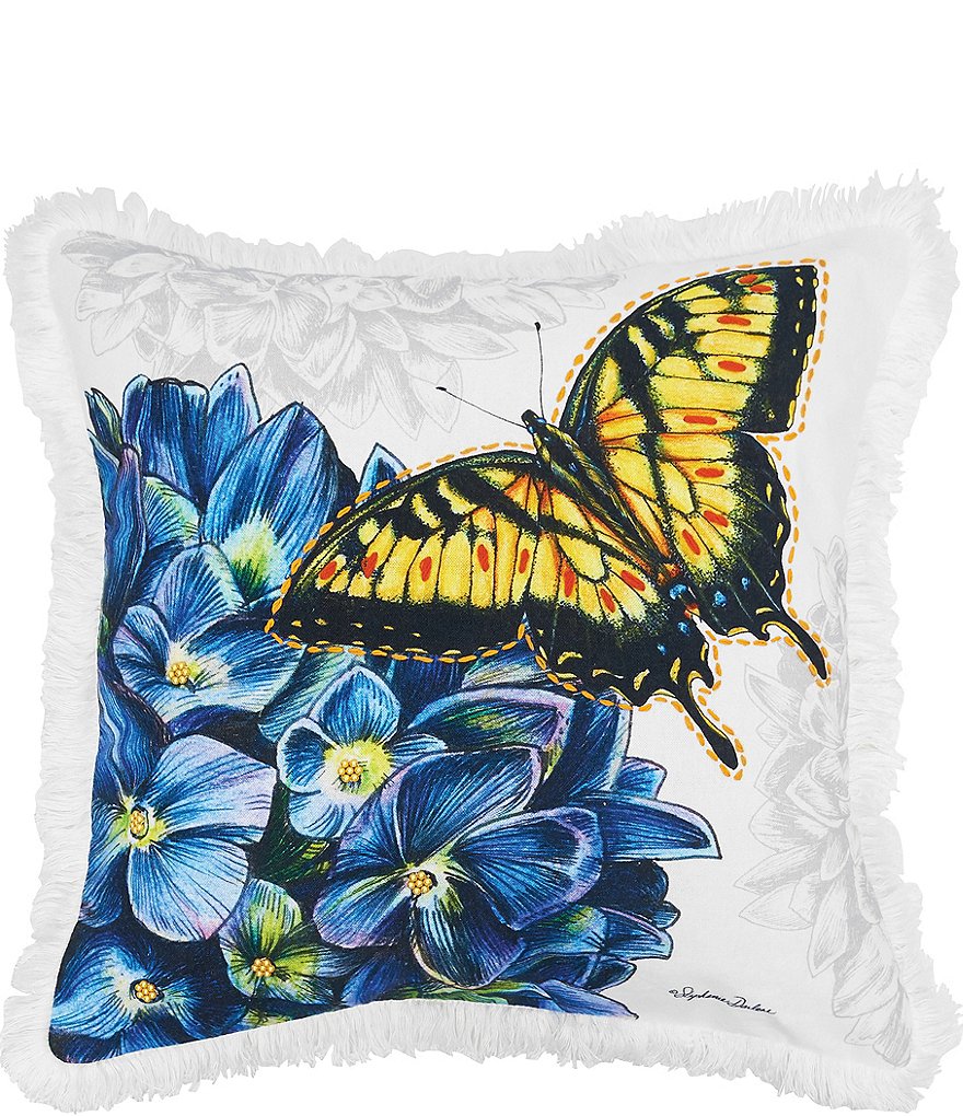 Shop online for handmade throw pillows with floral sequin and beads – Amore  Beauté