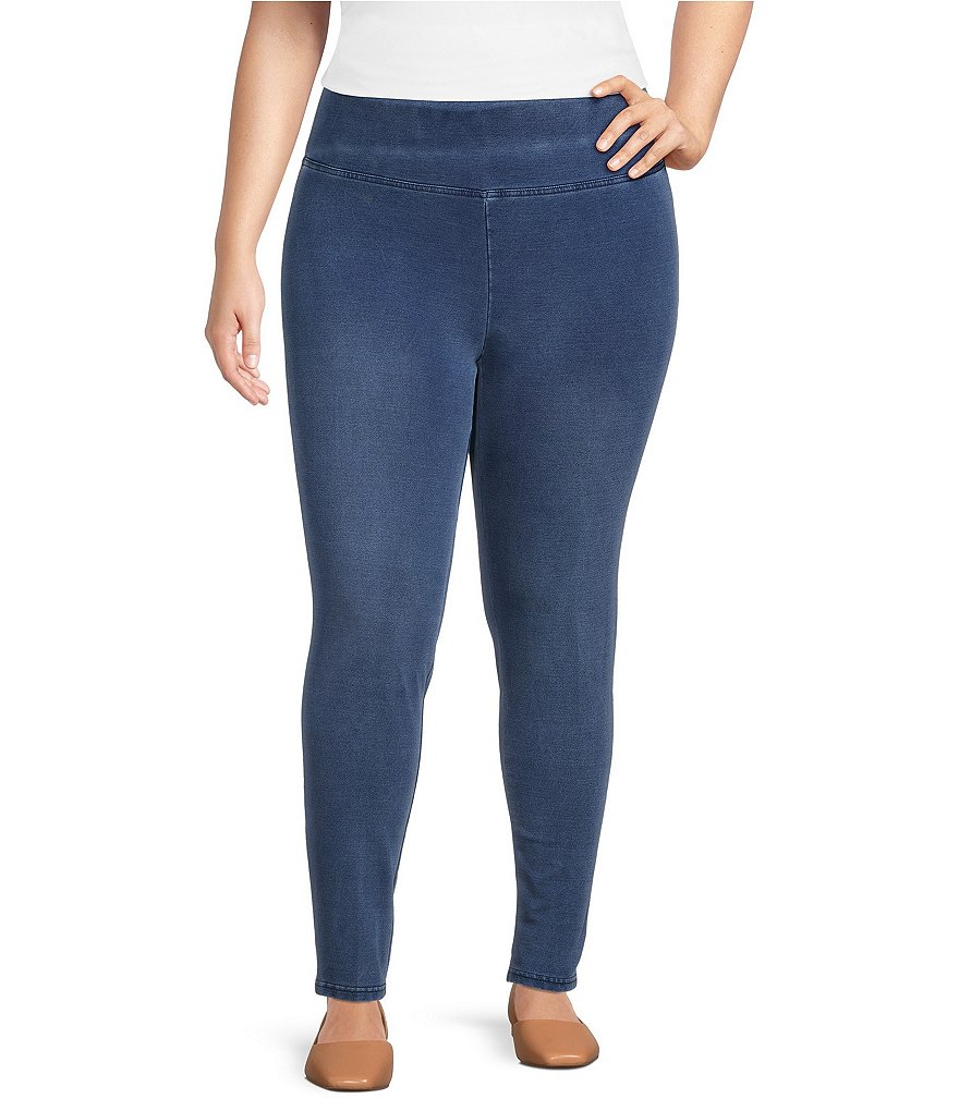 Jag Jeans Womens Plus-Size Ricki Double-Knit Ponte Legging 