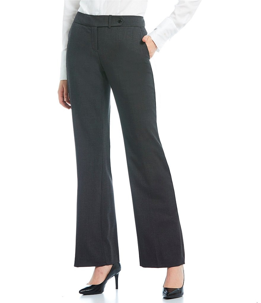Calvin Klein Classic Fit Straight Leg Stretch Luxe Pants | Dillard's