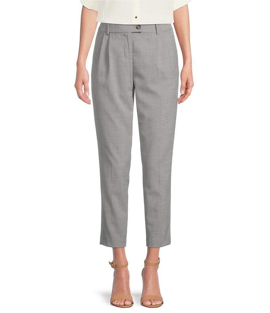 Calvin Klein Flat Front Straight Leg Slim Fit Pants | Dillard's