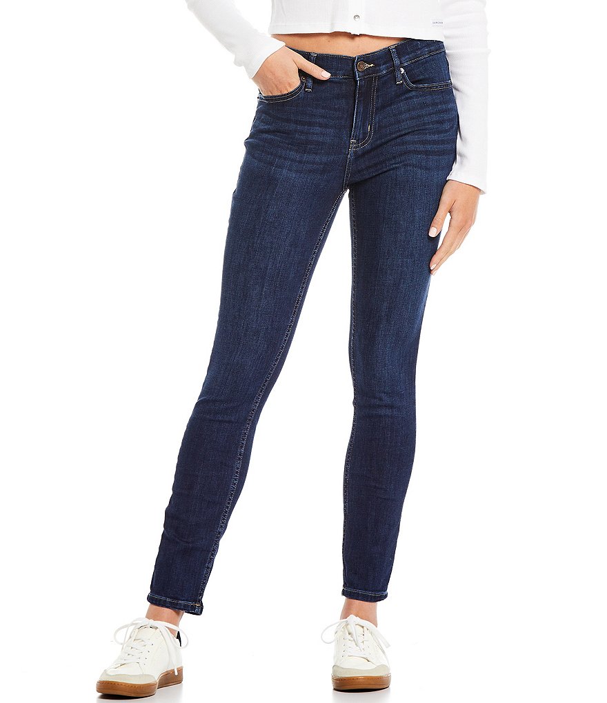 Calvin Klein Jeans Whisper Mid Rise Skinny Jeans | Dillard's