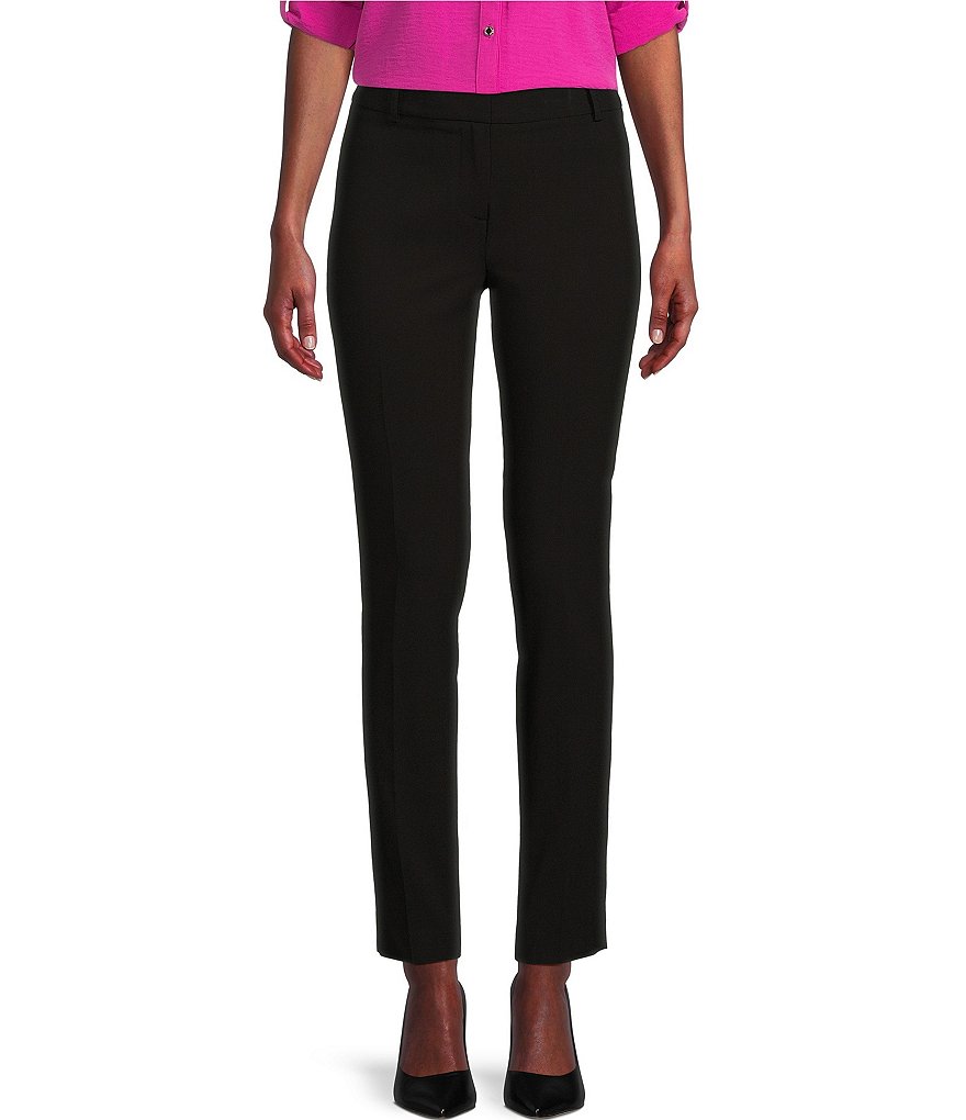 Calvin Klein Luxe Stretch Slim-Leg Pants | Dillard's