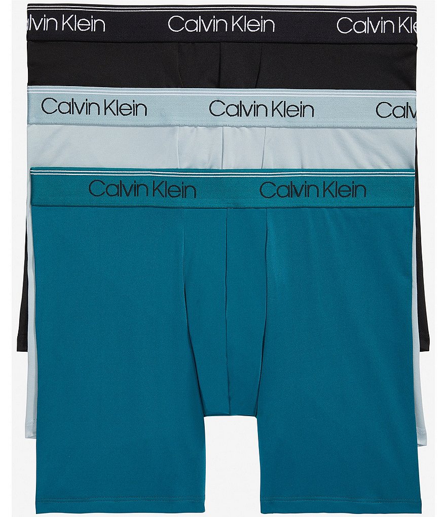 Calvin Klein Men's 3-Pk. Micro Stretch Long Boxer Briefs - Macy's