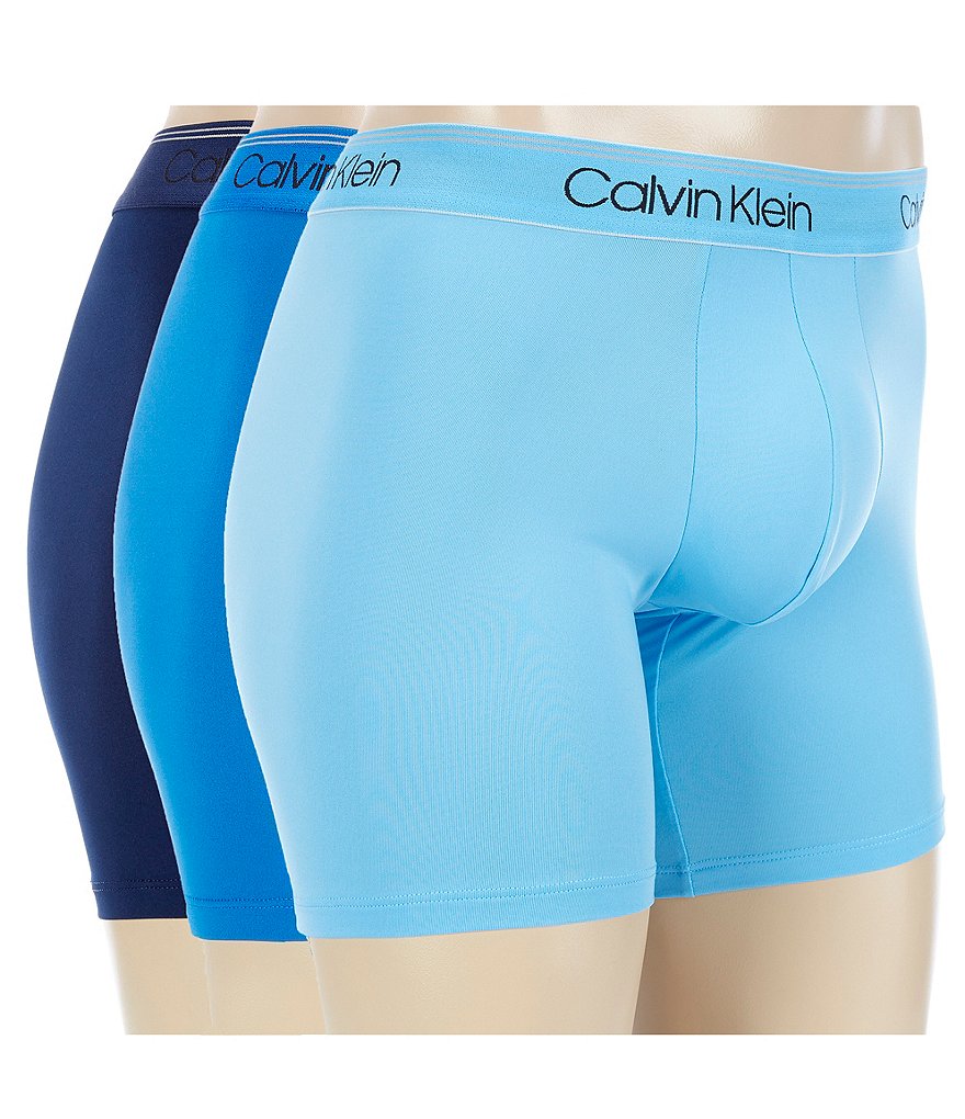 Calvin Klein Micro Stretch Solid Boxer Briefs 3-Pack | Dillard's