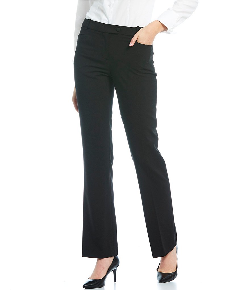 Calvin Klein Mid Rise Modern Fit Straight Leg Pants | Dillard's