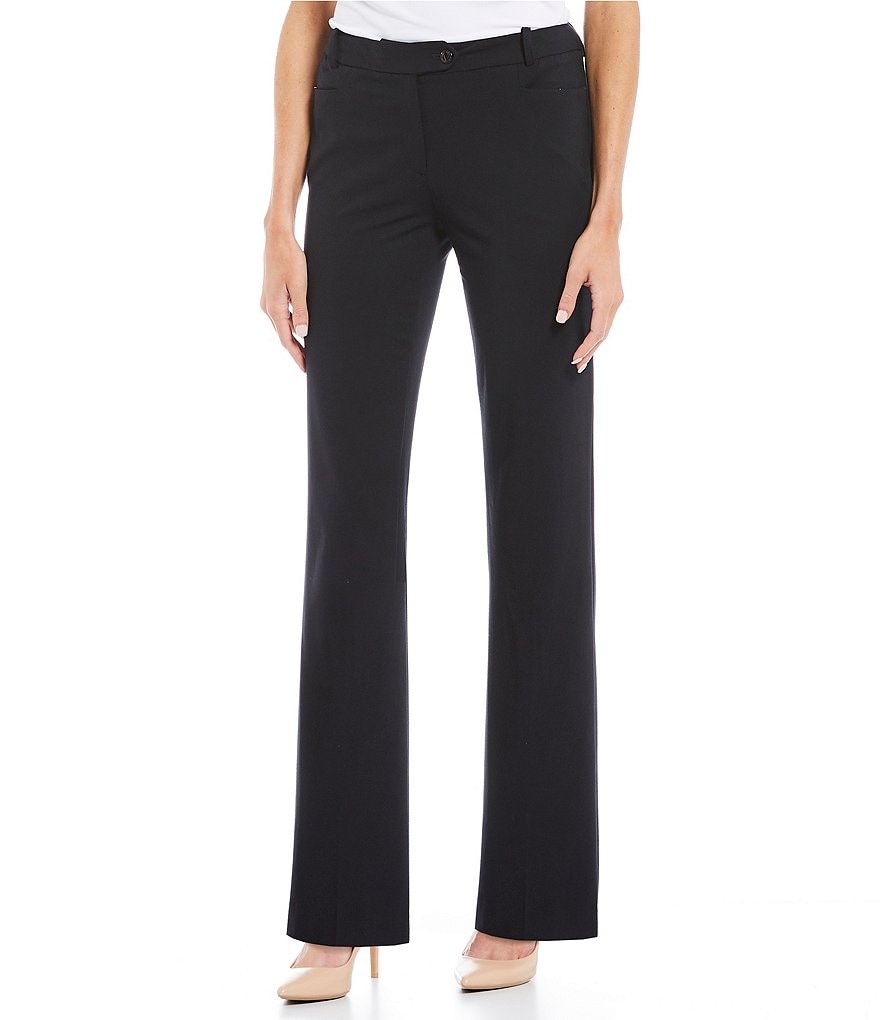 Calvin Klein Mid Rise Modern Fit Straight Leg Pants