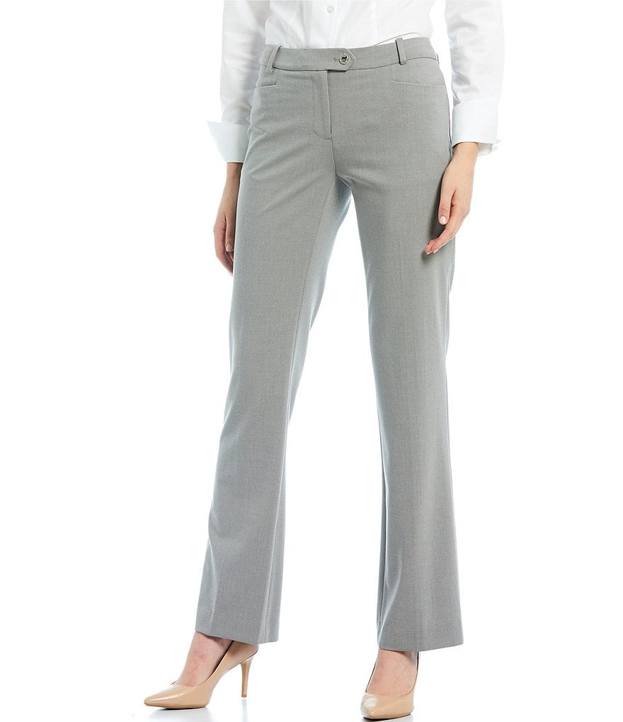 Calvin Klein Mid Rise Modern Fit Straight Leg Pants | Dillard's