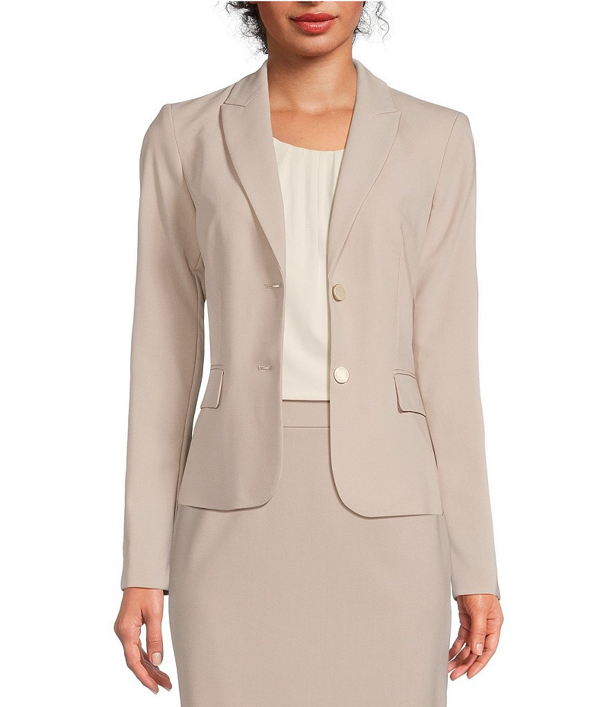 Calvin klein notch lapel coat best sale