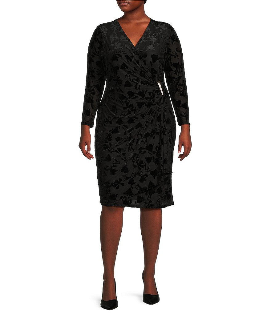 Calvin klein plus outlet size dresses dillards