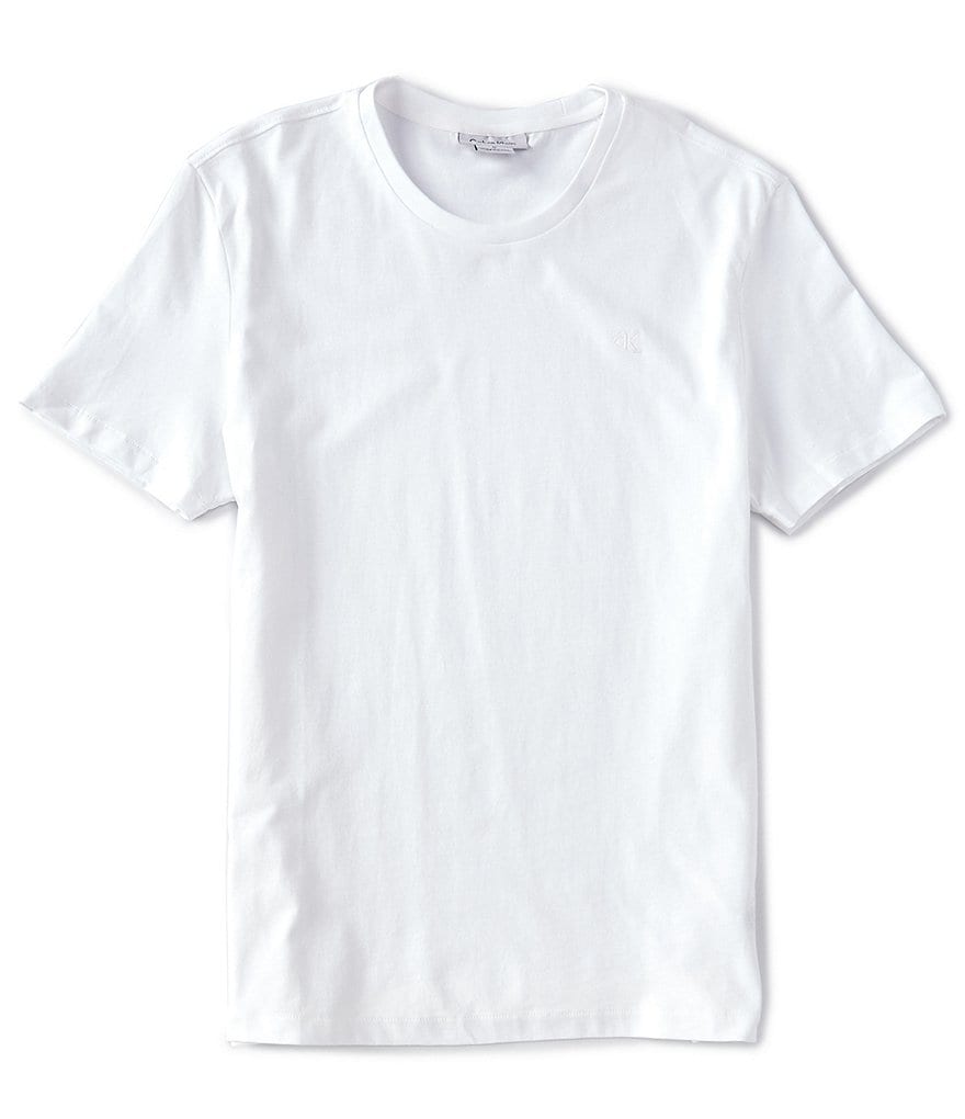 Short Cotton Calvin Solid Dillard\'s | Sleeve Klein Classic Smooth T-Shirt