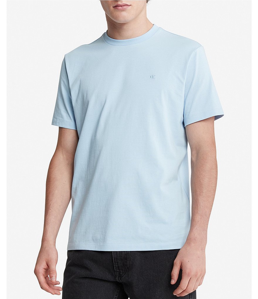 Calvin Klein Short Sleeve Classic | Solid T-Shirt Smooth Dillard\'s Cotton