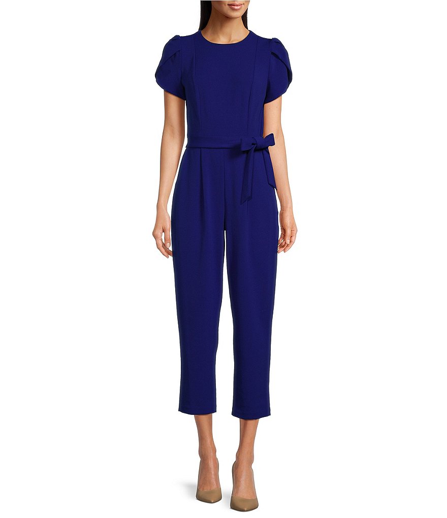 Calvin klein navy blue jumpsuit on sale