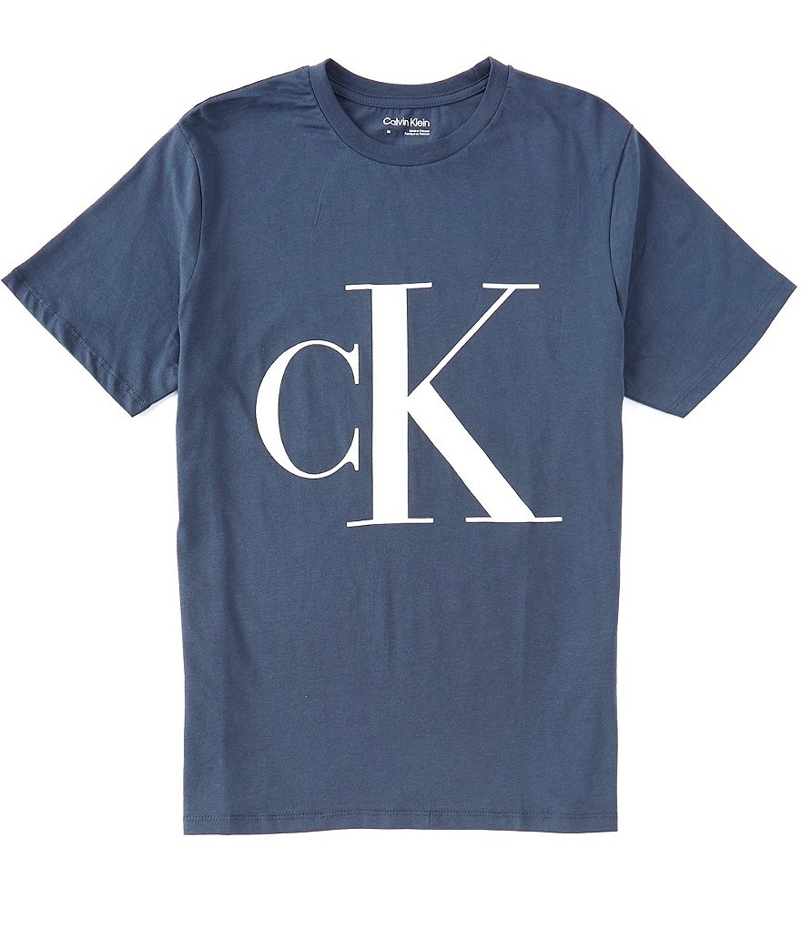 Calvin Klein Short-Sleeve | Logo Monogram Dillard\'s Graphic Relaxed T-Shirt
