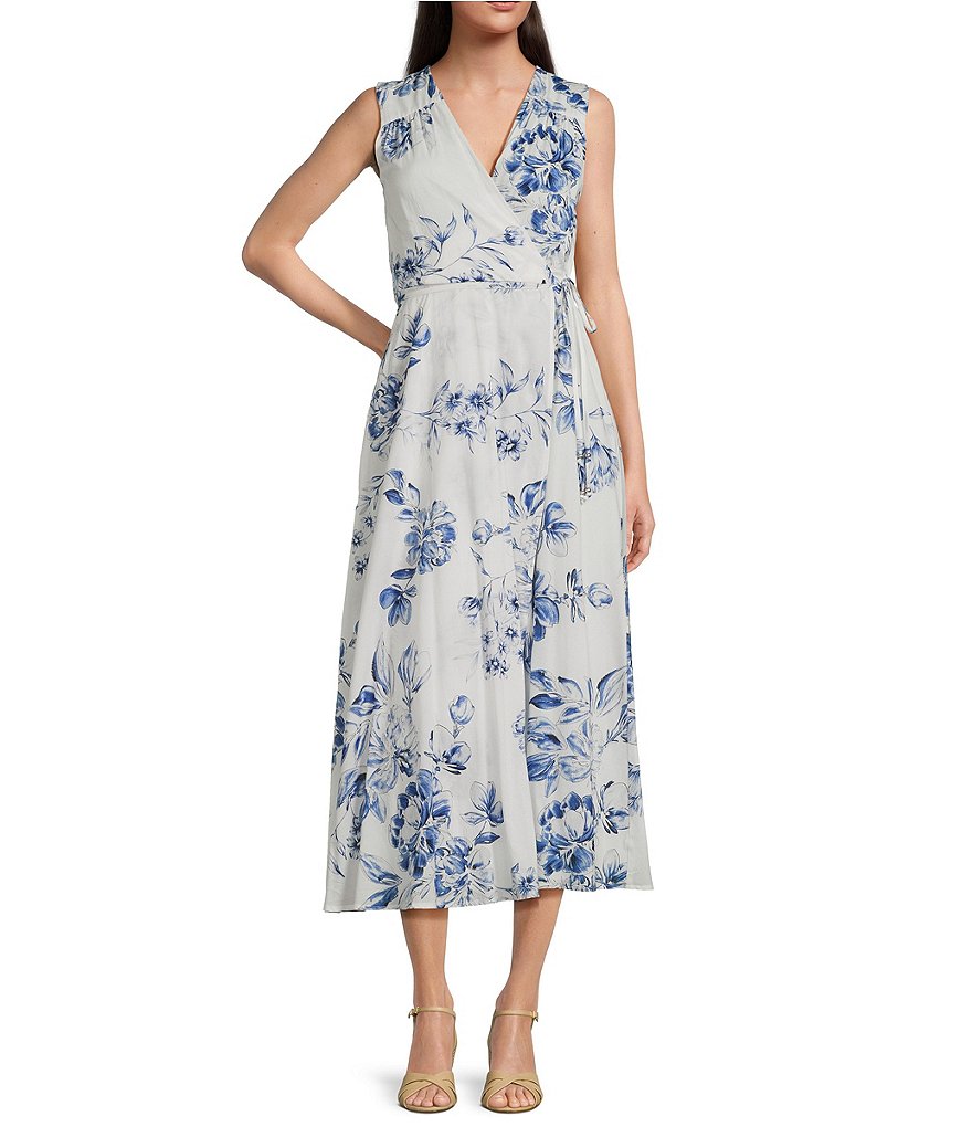 日本全国送料無料商品 特集 Calvin Klein Sleeveless V-Neck A-Line Midi Dress | Dillard's その他