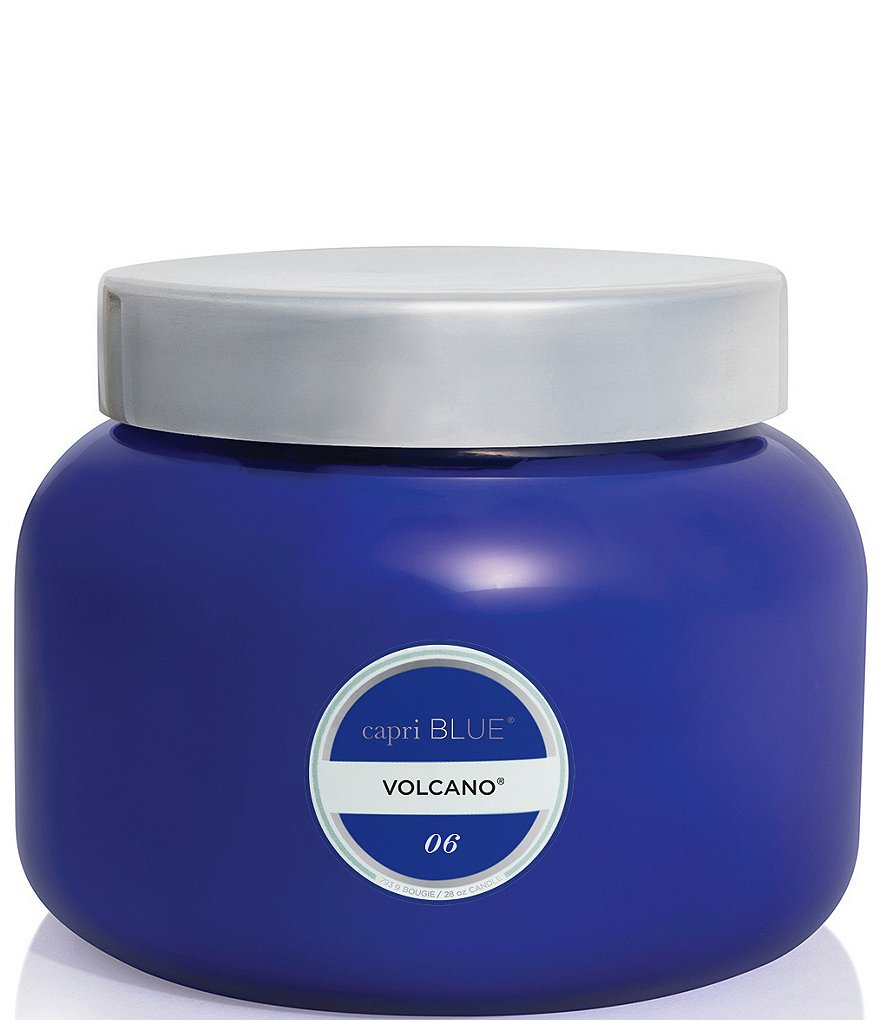 Capri Blue Volcano Signature Blue Petite Jar Candle 8 Oz - Gen C