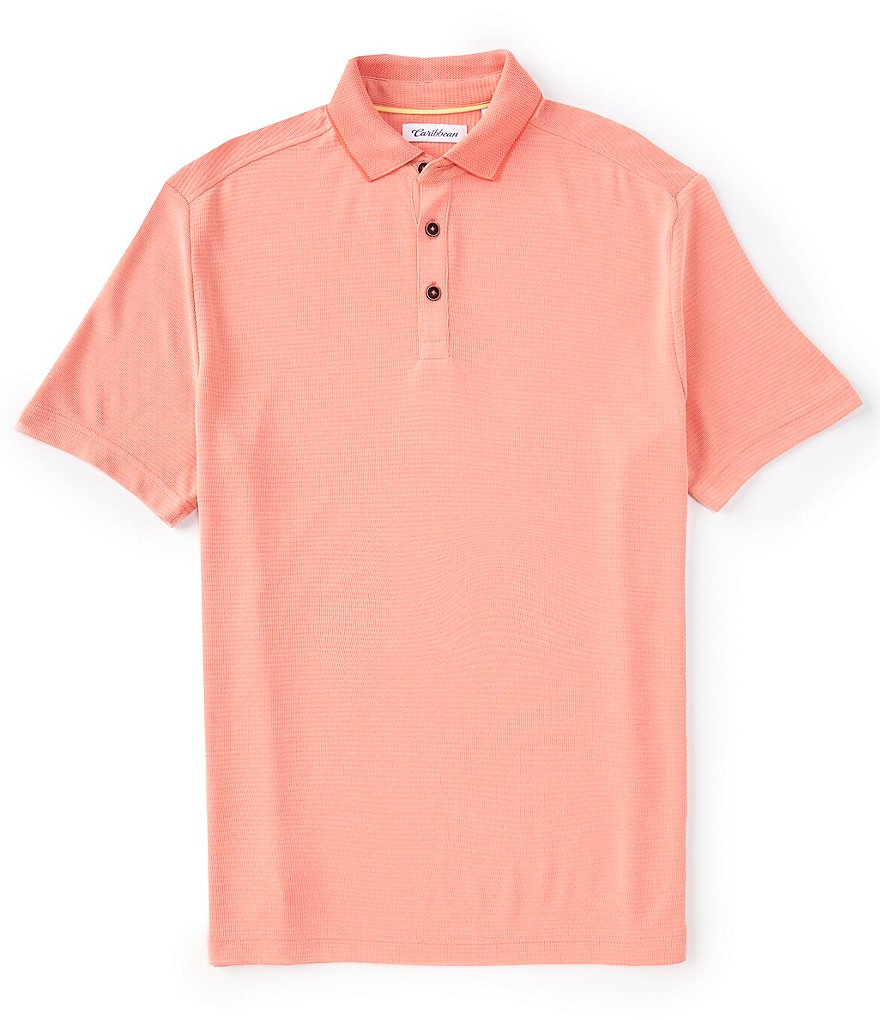 Caribbean Solid Modal Short Sleeve Polo Shirt | Dillard's