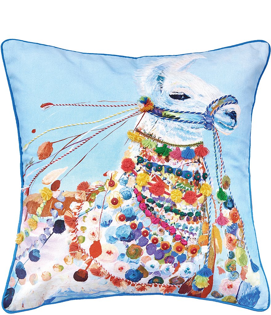 llama decorative pillow