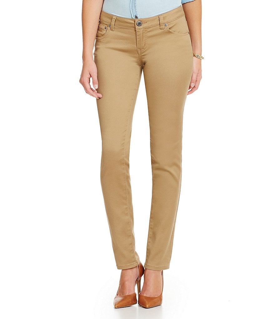 Skinny khaki hot sale pants womens