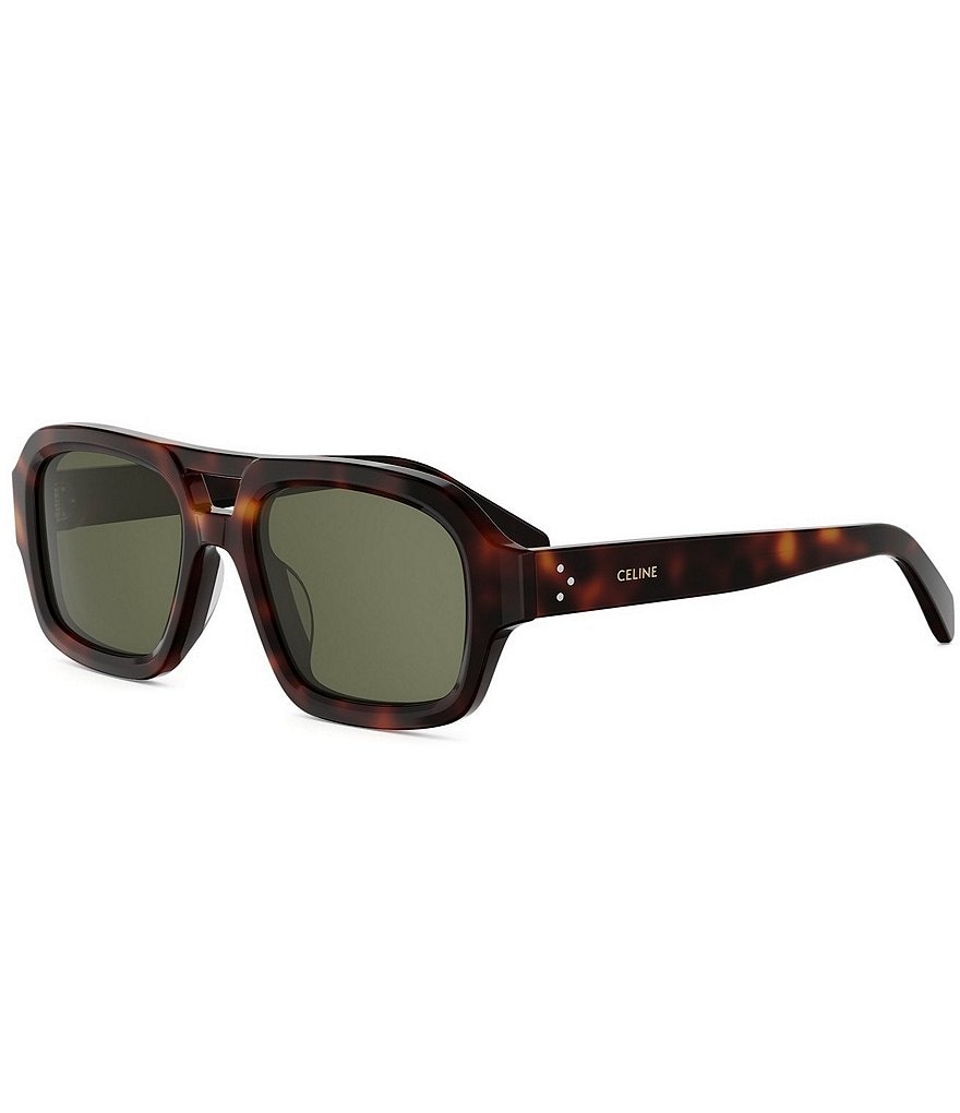 CELINE Unisex CELINE 3 Dots 53mm Navigator Sunglasses | Dillard's