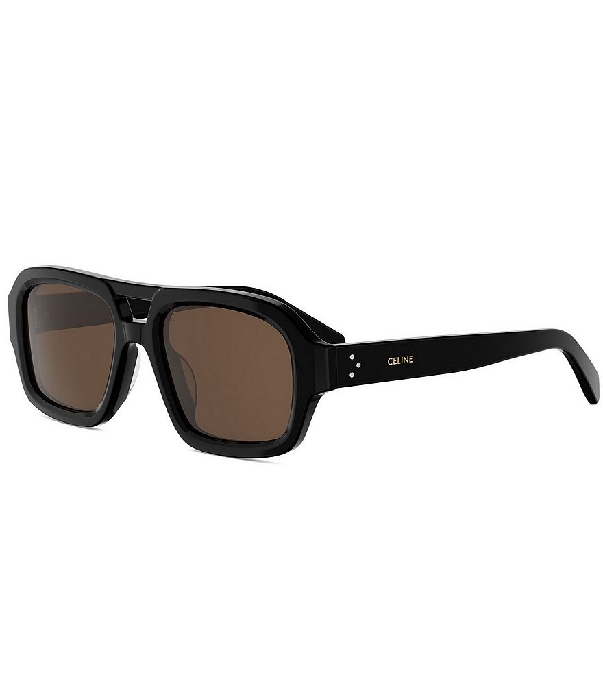 CELINE Unisex CELINE 3 Dots 53mm Navigator Sunglasses | Dillard's