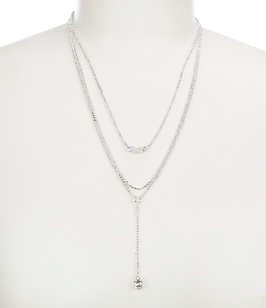 Cezanne Layered Long Drop Necklace | Dillard's