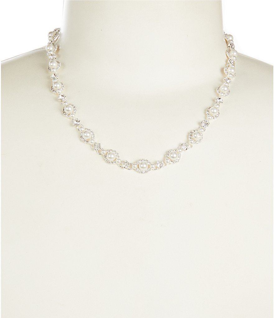 Cezanne Pearl Halos Statement Necklace
