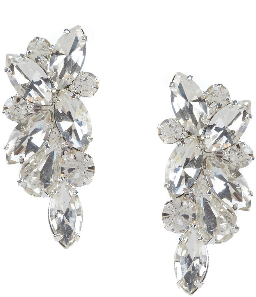Cezanne Rhinestone Cluster Stud Statement Earrings | Dillards