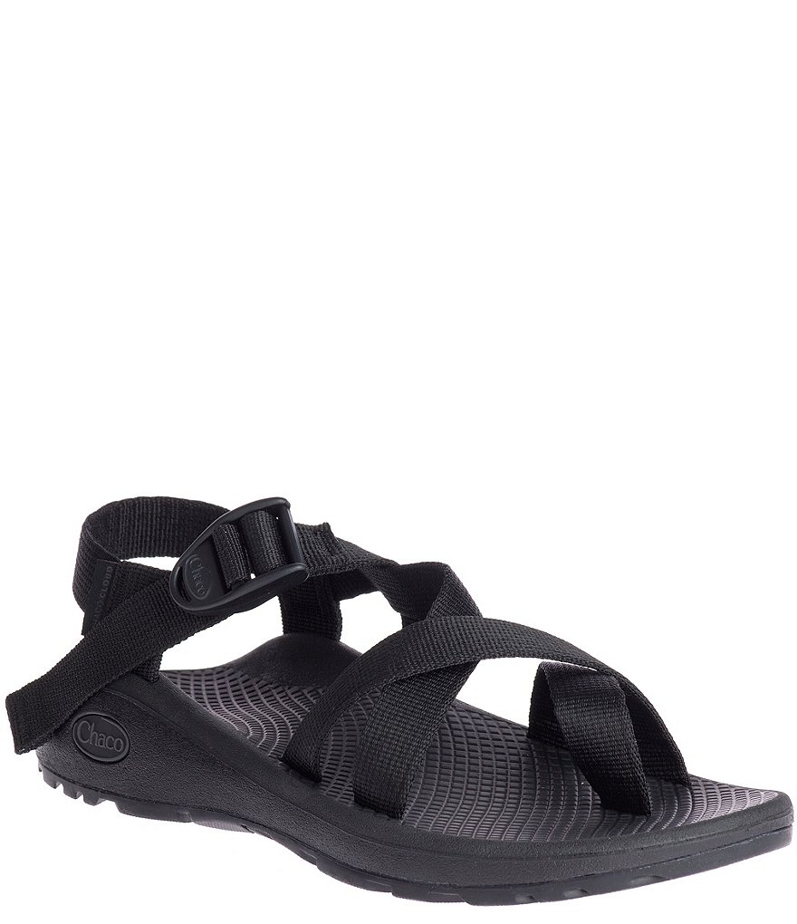 black and white chacos with toe strap