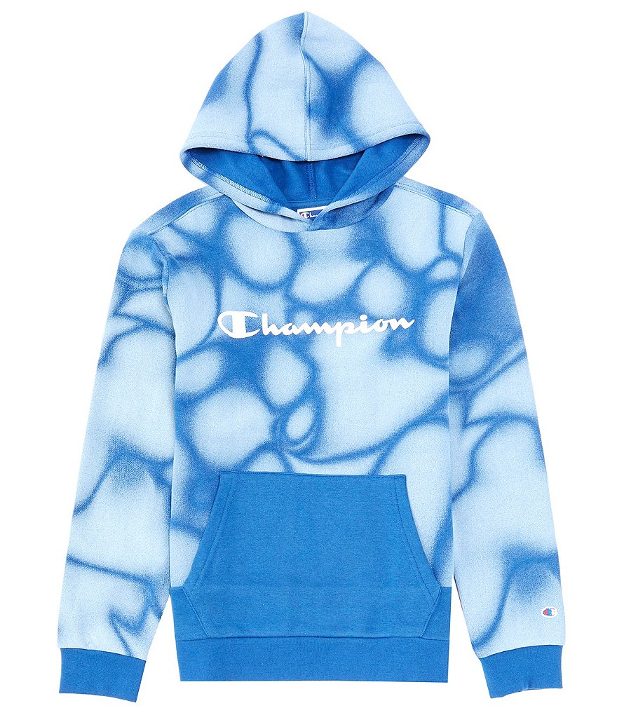 Champion Liquid Camo & Silver Tie-Dye Power-Blend Hoodie - Boys, Best  Price and Reviews