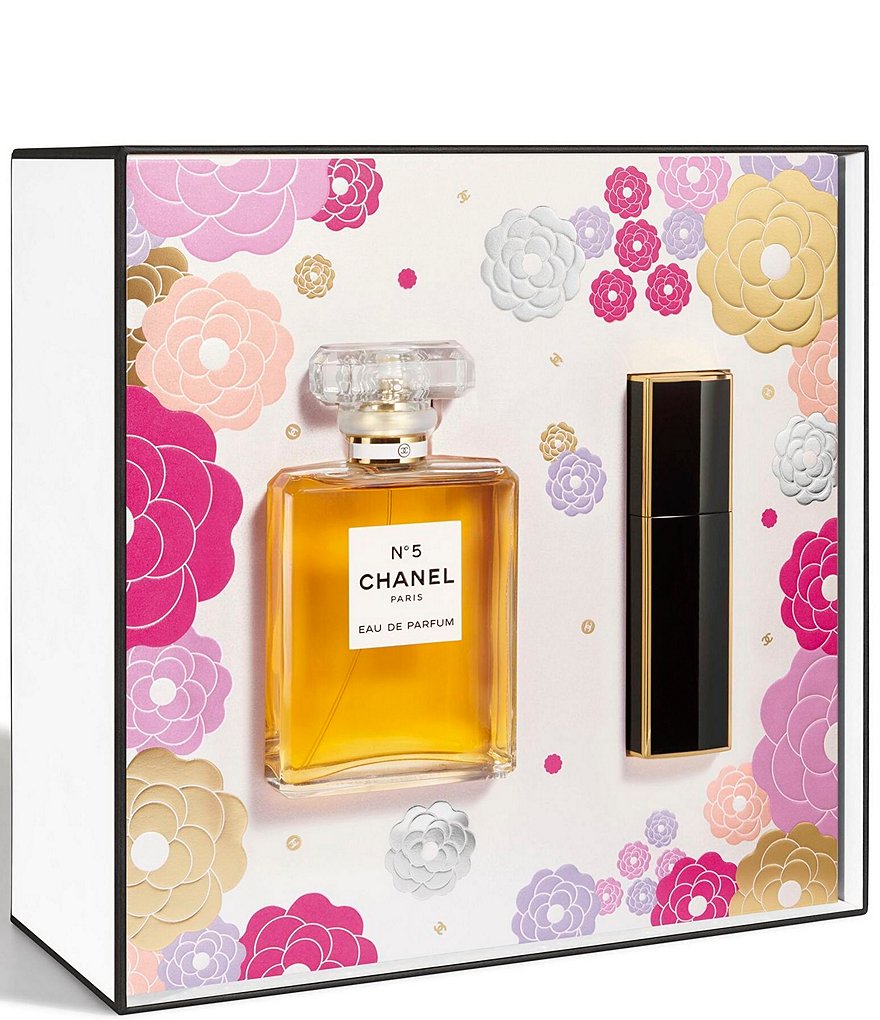 CHANEL N°5 3.4 OZ. EAU DE PARFUM WITH TWIST AND SPRAY GIFT SET