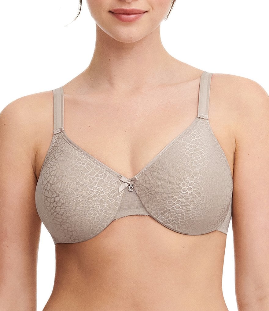 Womens Full Coverage Floral Lace Underwired Bra Plus Size Non Padded  Comfort Bra 44D Grey