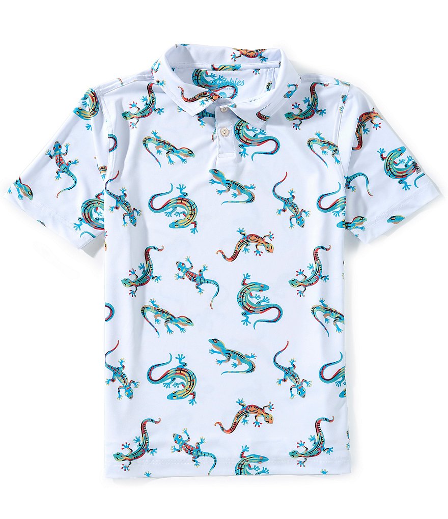 Chubbies Big Boys 8-20 Blizzard Lizard Performance Polo