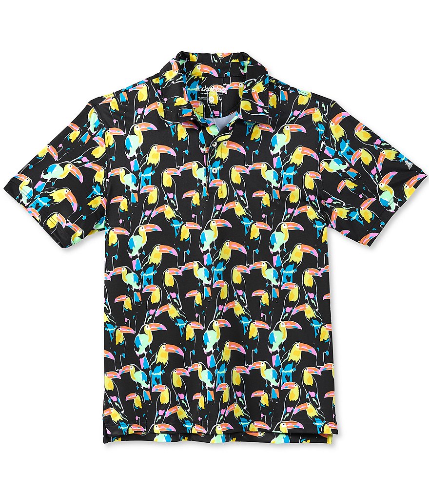 Chubbies Toucan Play Short Sleeve Knit Polo Shirt