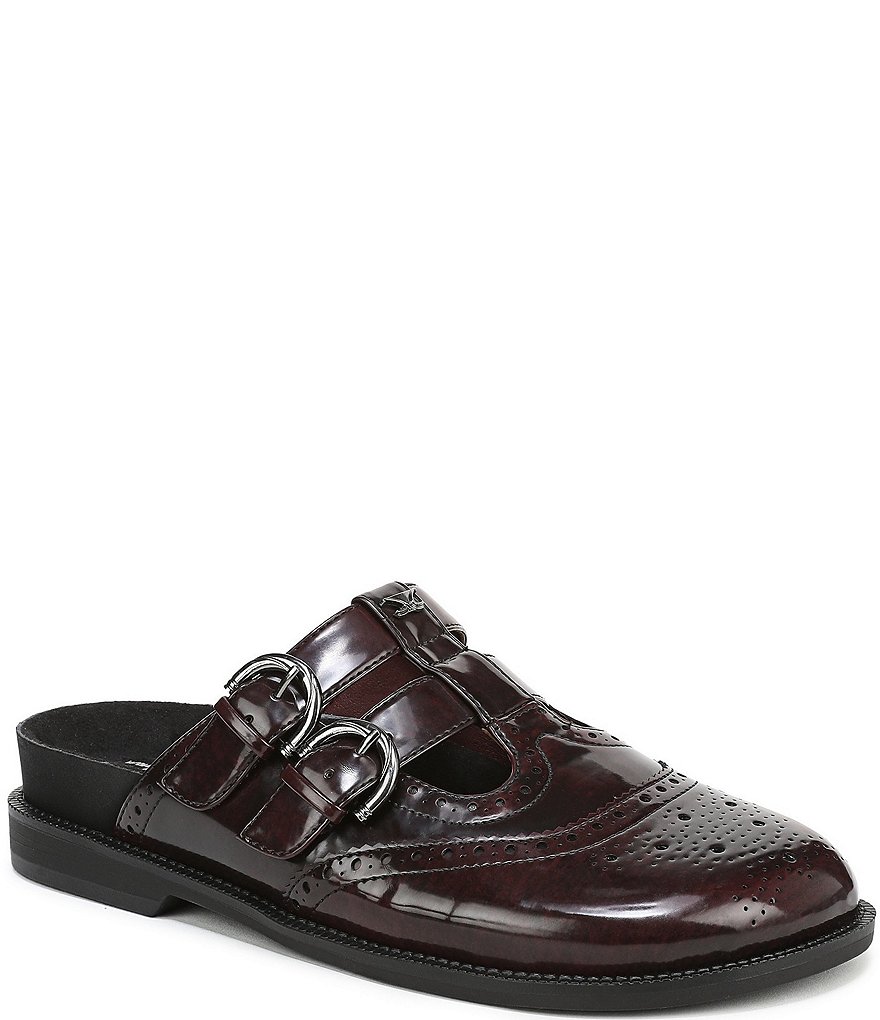 (取寄) サーカスNYバイサムエデルマン レディース クローディア Circus NY by Sam Edelman women Claudia Black/Spiced Plum Circus NY by Sam Edelman Claudia Brogue Double Buckle Mary Jane