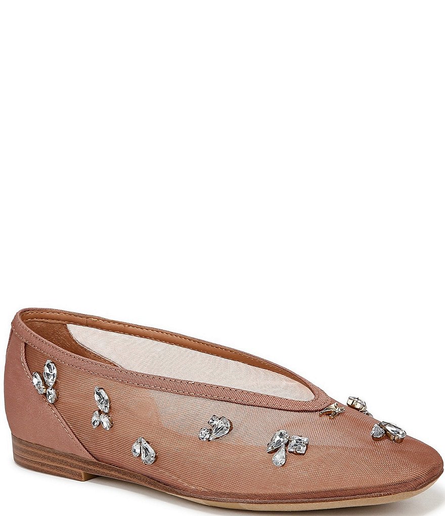 Circus NY by Sam Edelman Tina Jewel Embellished Mesh Ballet
