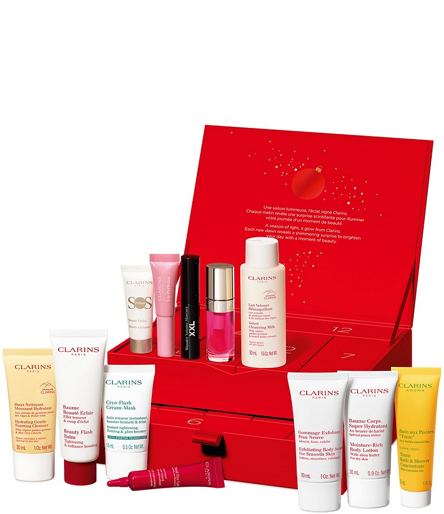CLARINS アドベントカレンダー 12個入り Clarins 12-Day Advent Calendar Gift Set | Dillard's