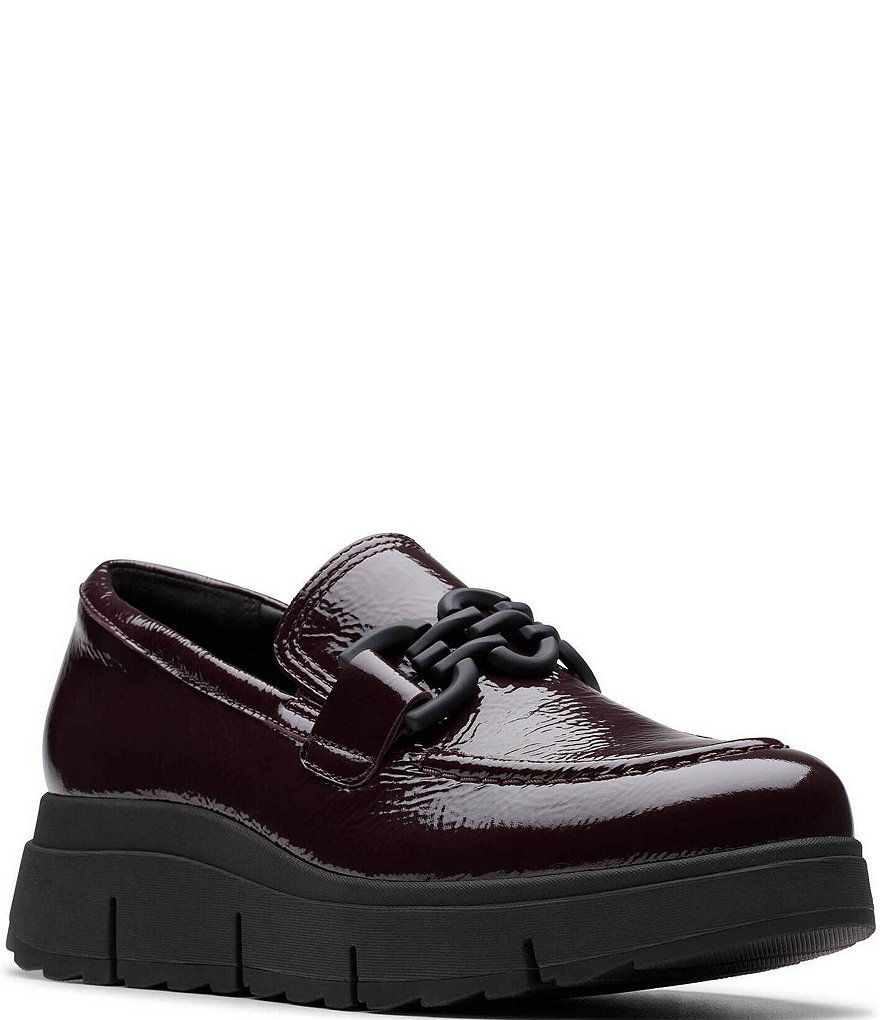 Clarks wedge loafers hotsell