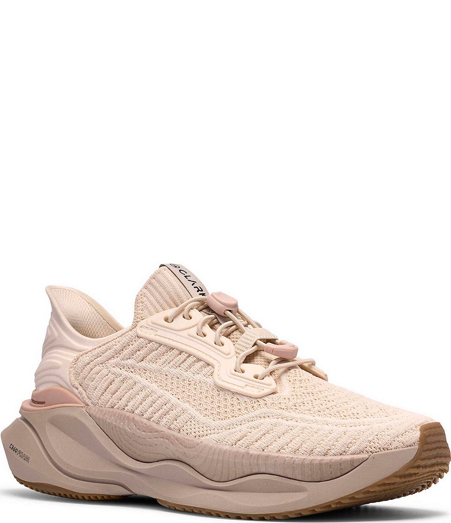 Clarks Women's Pace Rise Knit Toggle Lace Sneakers | Dillard's