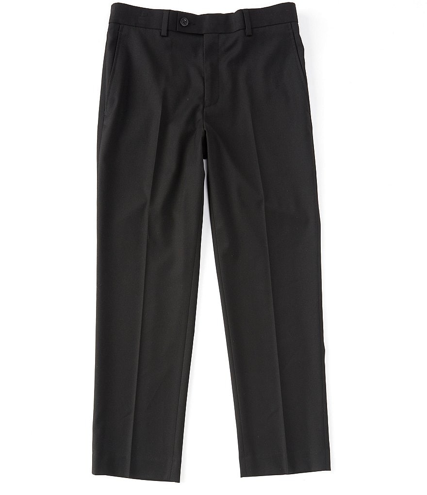 Boys Black Formal Slim Fit Trousers  Childrens Black Suit Trousers   childrensspecialoccasionwearcouk