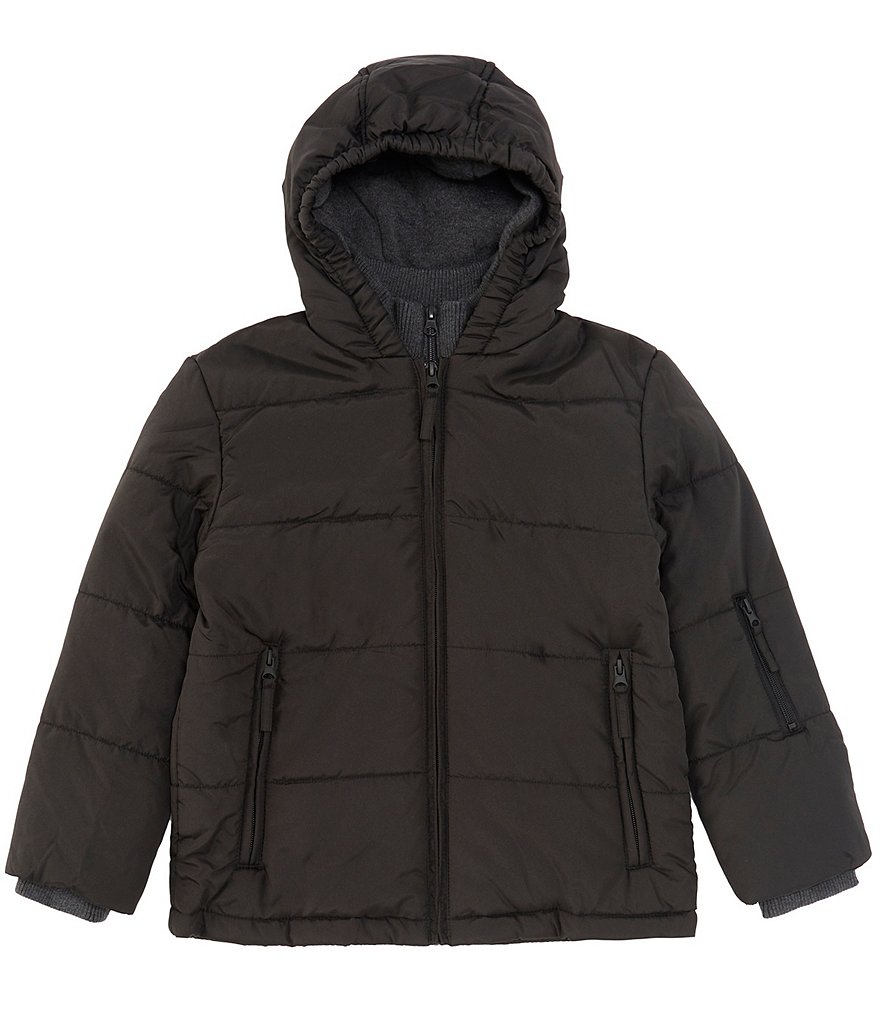 Boys hooded puffer online jacket