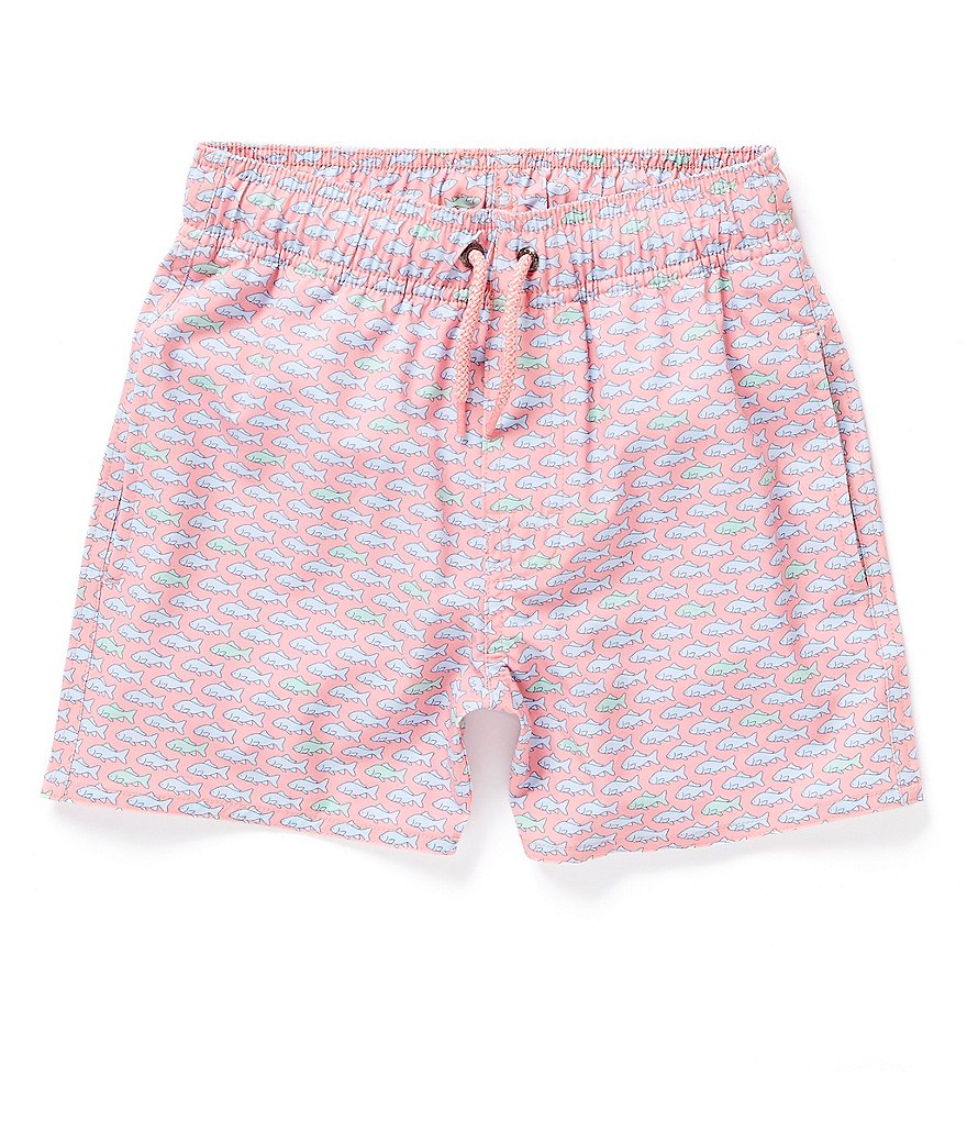 Class Club Big Boys 8-20 Linear Fish Swim Trunks | Dillard's