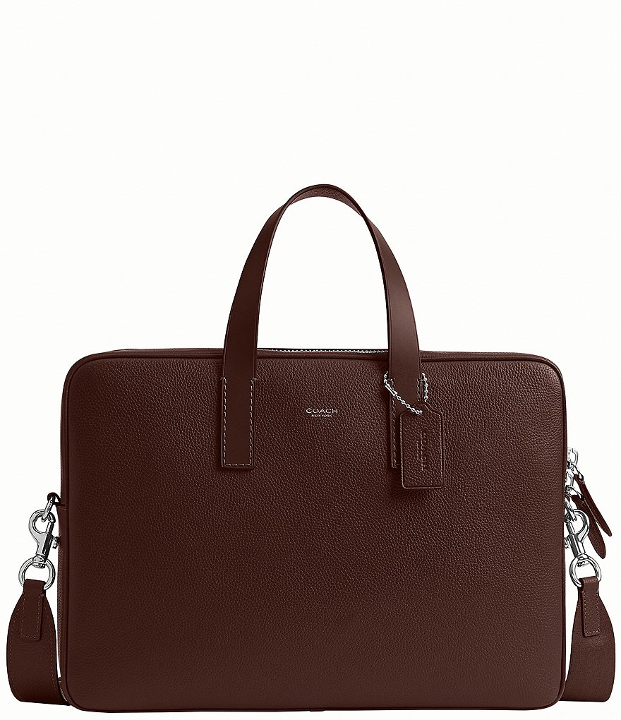 COACH バーガンディ ビジネスバッグ COACH Carlyle Brief Bag | Dillard's