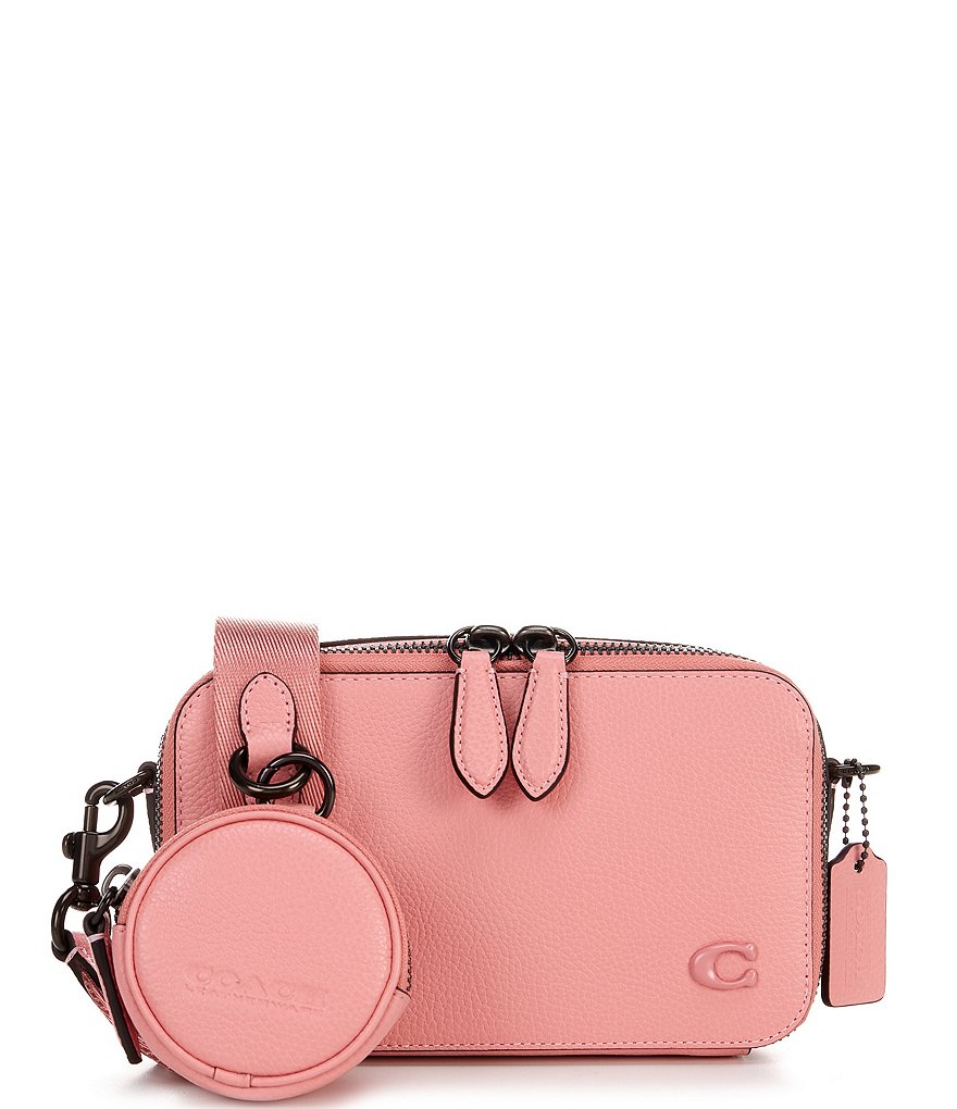 COACH Charter Polished Pebble Leather Slim Crossbody Bag