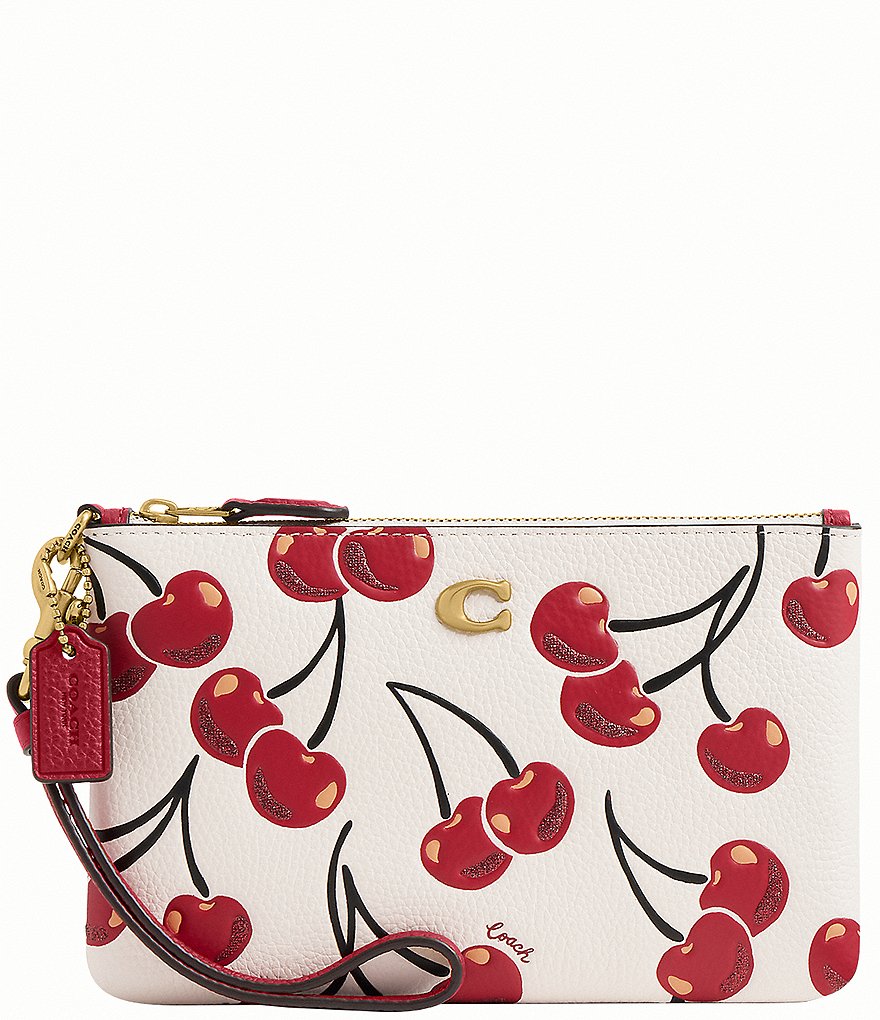 COACH Cherry Print Essential Small Wristlet | Dillard's