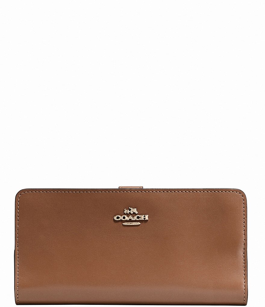 COACH Classic Skinny Leather Wallet Dillard s