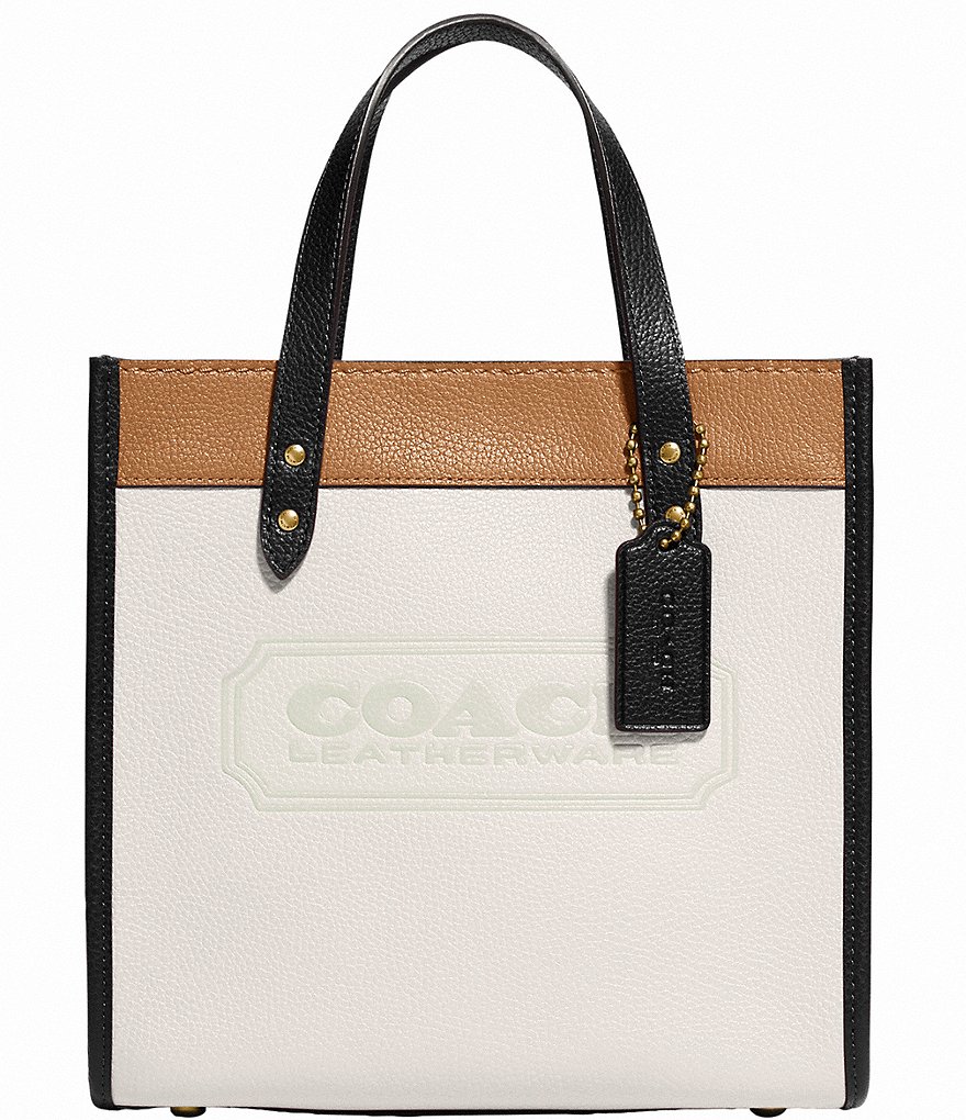 COACH Quilted Badge Field Tote 22 - Macy's
