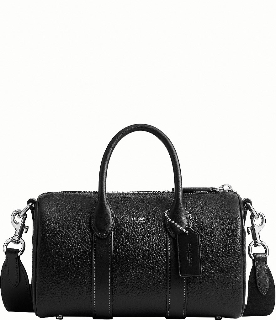 COACH Compass Soft Pebble Leather/Refined Calfskin Leather Bag