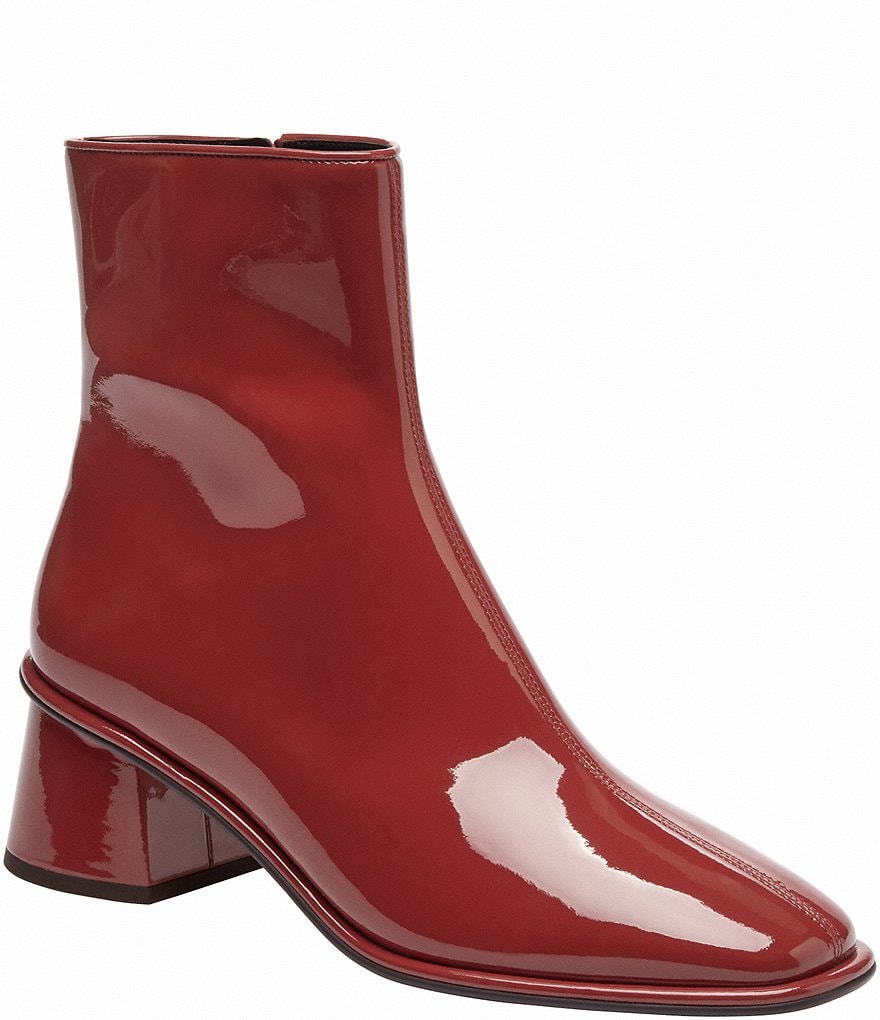 COACH Gigi Patent Leather Booties Dillard s